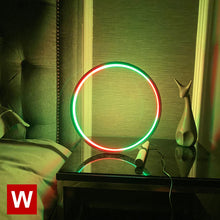 Load image into Gallery viewer, Prysm Halo RGB Table Lamp - RGB Desk Lamp with Multicolored Lights