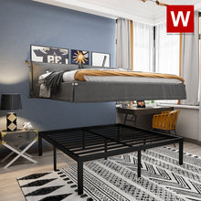Load image into Gallery viewer, Cal King Steel Platform Bed Frame with storage