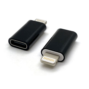 2 Pack USB C to Female to Male Lighting Adapter for iPhone 12/11/8 X XR/XS/SE/7Plus/Pro Max and Ipad