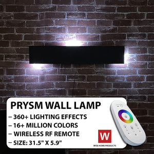 The Prysm™ Electra RGB Wall Lamp - LED Color Changing Lamp - LED Lights for Room