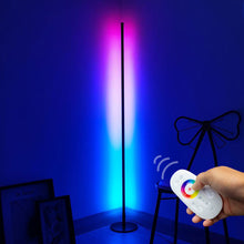 Load image into Gallery viewer, Prysm Minimal Color Changing RGB Floor Lamp - Sleek Round Base
