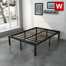 Load image into Gallery viewer, Full Steel Bed Frame - Platform Bed with Heavy Duty Steel Frame - Height 14&quot;
