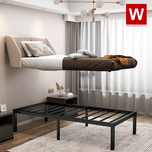 Twin XL Steel Platform Bed Frame With Storage Space