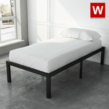 Load image into Gallery viewer, Twin Steel Platform Bed Frame With Storage Space
